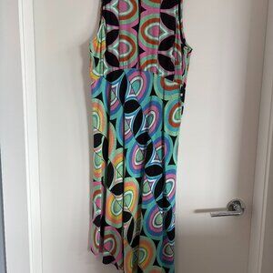 Anthropologie multi-colour dress